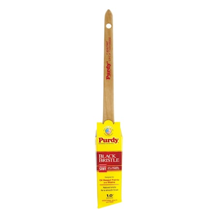 Purdy Purdy Black Bristle Adjutant 1 in. Medium Stiff Angle Trim Paint Brush 144024010